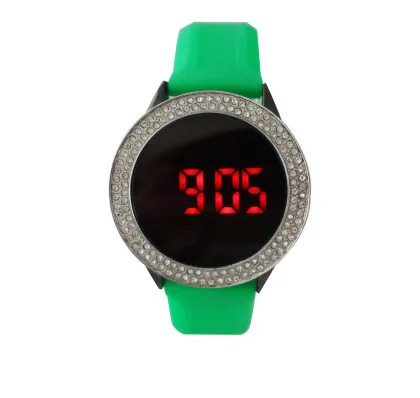 Rubber Buckle Touch Screen Led Watch Anti Shock Gift Watch For Teenager