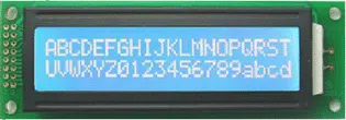 RS232 Character LCD module 20x2