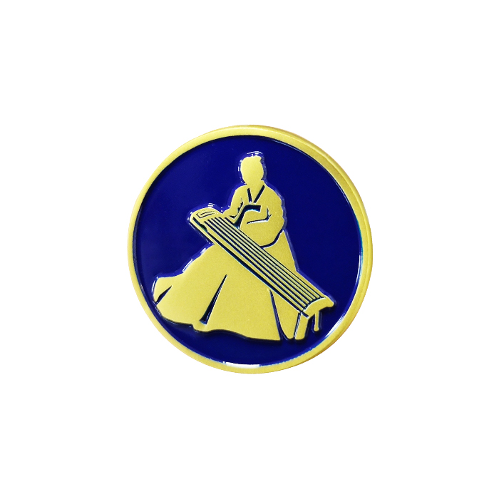 Custom Wholesale Guqin Commemorative Badge Pin