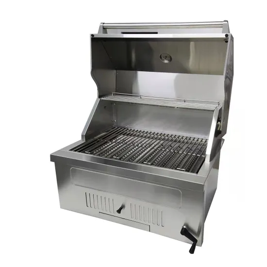 Factory Custom High Quality Kitchen Built In Grill Outdoor Stainless Steel Gas Barbecue Charcoal Grill