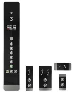 Surface-Mounted Elevator Operating Panel: COP & LOP