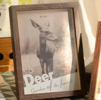 Wood frame decorative wall hanging frame Home Furnishing desktop decoration crafts