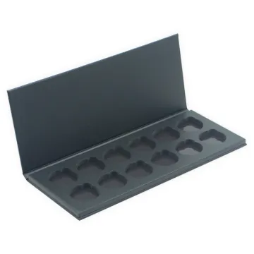 12 colors empty black eyeshadow palette
