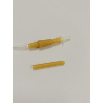 Piezas de tubo de goma del sistema intravenoso desechable