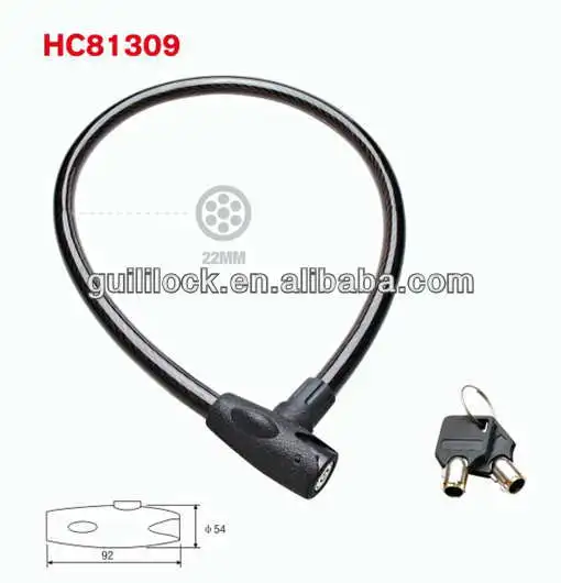 HC81309 strong steel cable safe lock