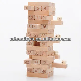 Jenga - Wooden Block Game of Balance.wooden outdoor games