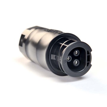 Screw-Type Female AC 230V Connector BC01 for Balcony Solar Systems IP68 Waterproof