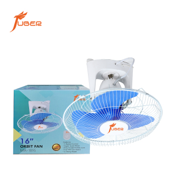 High Quality 16 Inch Orbit Fan with Metal Blade - Wall Mounted Ceiling Fan