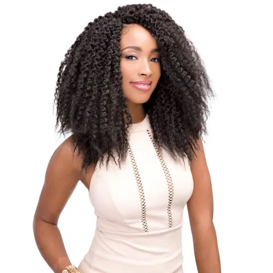 Soft Two Tone Wholesale Ombre Dreadlocks Synthetic Kinki Afro Kinky Extension Marley Crotchet Braids Cuban Twist Hair