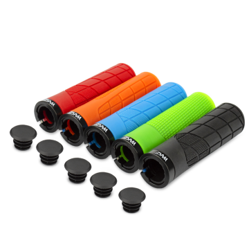 WAKE Lock-On Mountain Bike Grips - Non-Slip MTB Handlebar Grips
