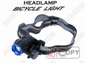 100,000 Hours  Lifespan Cree Led Headlamp And Bicycle Light Bike Light Abh76 With 4x14500 Li-ion Battery