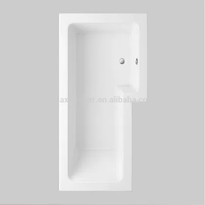 1700mm Square Left Hand L-Shaped Shower Bath With Screen (Includes Panel)