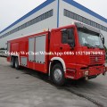 Sinotruk Howo Water Foam Fire Fighting Truck