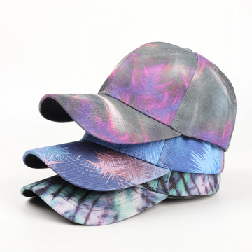Popular Wholesale Outdoor Vintage Custom Logo Printed Cotton 6 Panel Baseball Caps