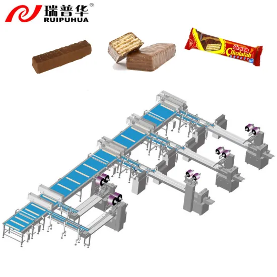Horizontal Pillow Packaging Machine for Chocolate Wafer Bars