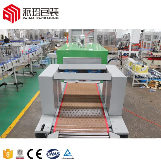 China Automatic L Type PE Film Shrink Wrapping Machine for Beverage Filling Lines