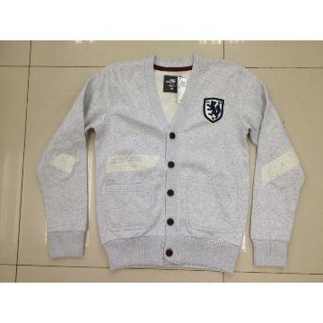 Jaket pria 's dengan V-neck