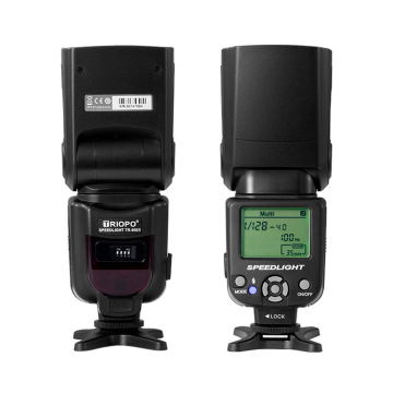 Triopo Speedlite TR-950ii+G4-Fernbedienung für Canon 80D Vlogging Flash Lights