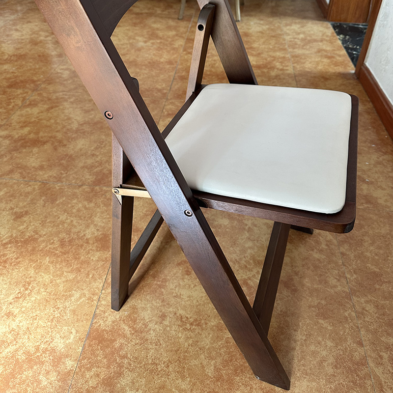 wood wedding chair