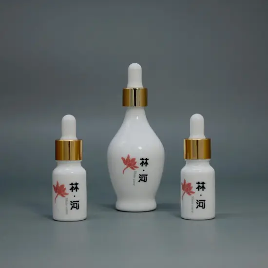 Coconut Glass Bottle with Dropper