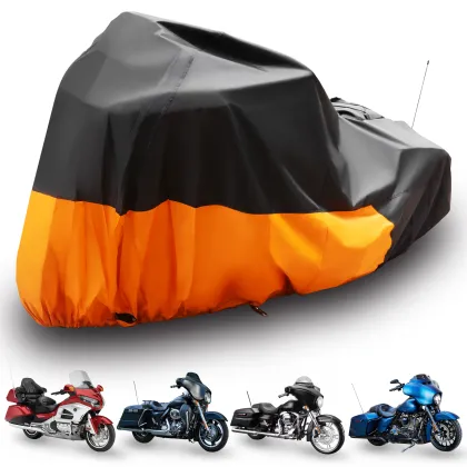Waterproof Durable Bombardier Motorcycle Cover - Custom Outdoor Motorcycle Cover