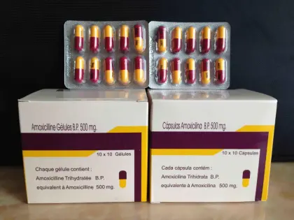 Amoxicillin Capsule 500mg AMOXIL BP
