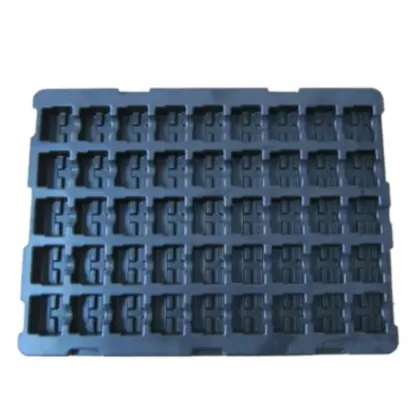 Black PS/HIPS Electronics Tray