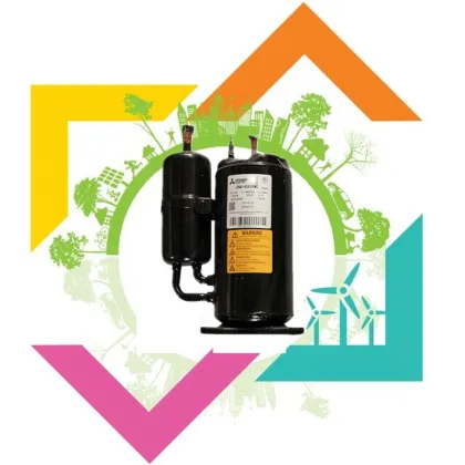 SNB130FGBMT Rotary Compressor for SIAM MITSUBISHI Air Conditioning R410A
