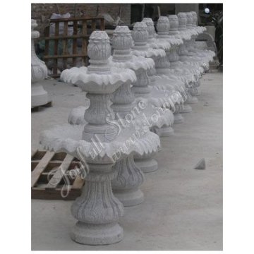 Outdoor Granite 2 Tier Fountain, Water Fountain