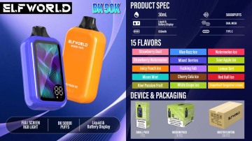Elfworld BK 50000 Puff Disposable Vape Wholesale