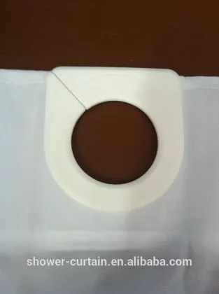 POLYESTER FABRIC PEACHES BATH CURTAINS