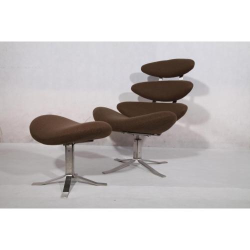 Réplique de chaise Poul Volther Corona moderne