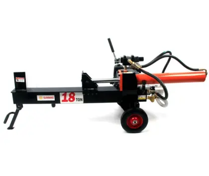 Electric wood splitting and splitting machines