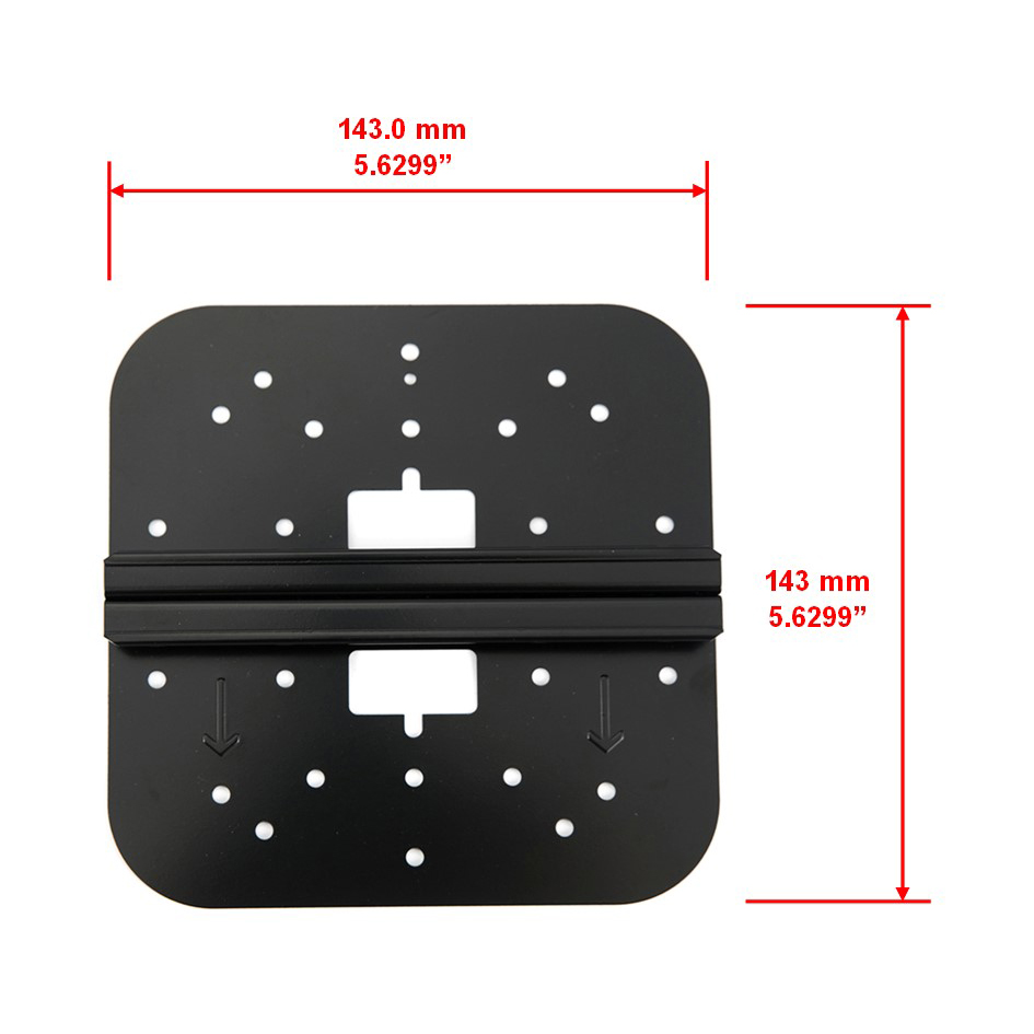 Bracket Square Metal Part Size