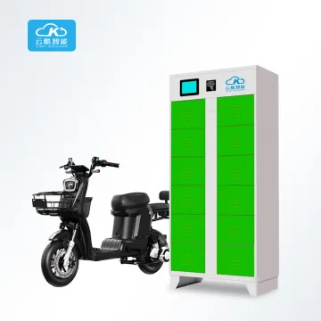 Eye-Catching 12-Slot EV Battery Charging Cabinet