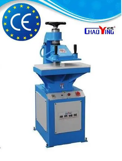 hydraulic swing beam press cutting machine for leather