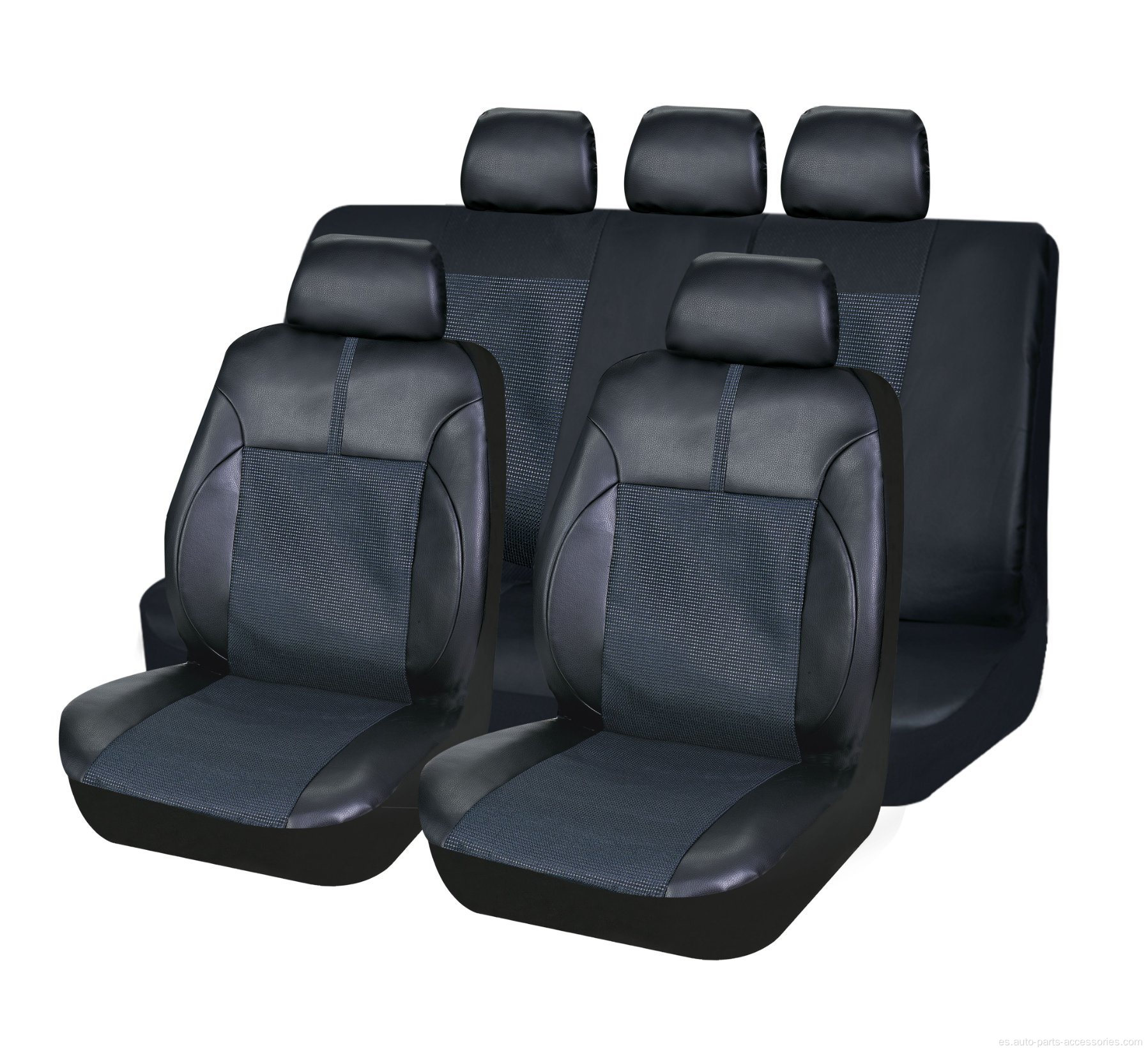 Cubierta de asiento de 9 piezas de tela plana universal