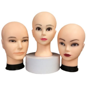 Realistic Female Mannequin with Shoulders for Jewelry, Wig, and Makeup Display