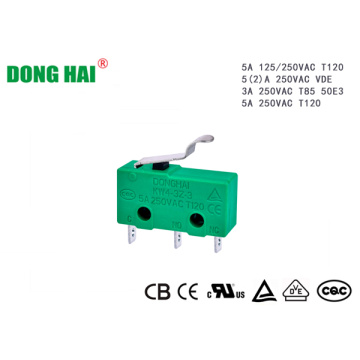 Microinterruptor Terminales de soldadura Piezas eléctricas