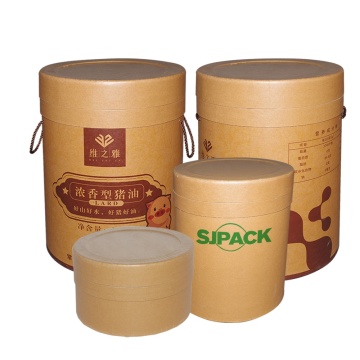Custom 38 Size 100% Recyclable Kraft Paper Drum/Powder Bucket