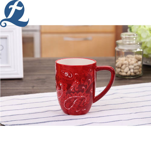 Fashion Promotional Ceramic Sublimation Mug With D-Handle