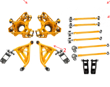 Nissan 350Z/R35/Infinity G35 Kit Chassis Belakang