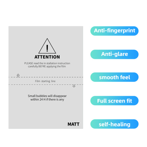 Matte Screen Protector for Hydrogel Film Cutting Machine