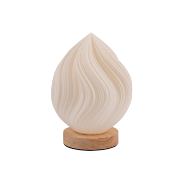 Creative Small 3D Printed Lamp for Bedroom Bedside Decor