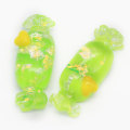 Fourniture paillettes en forme de bonbon résine Cabochon dos plat perles Slime filles vêtement accessoires Mini perles Slime