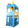 Vertical clothes textile baling compress