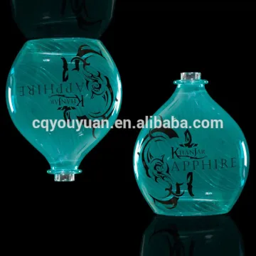 Spray Color Alcohol Glass Bottle Manufacturer Luxury Tequila Glass Bottle
