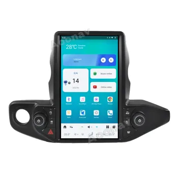 13.6 Inch Android 11 Car GPS Navigation for Jeep Wrangler 2017-2021