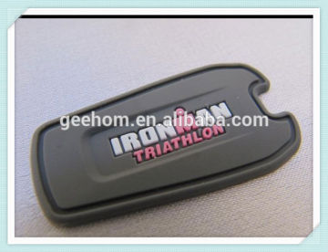 custom soft pvc rubber patch for garment for bags