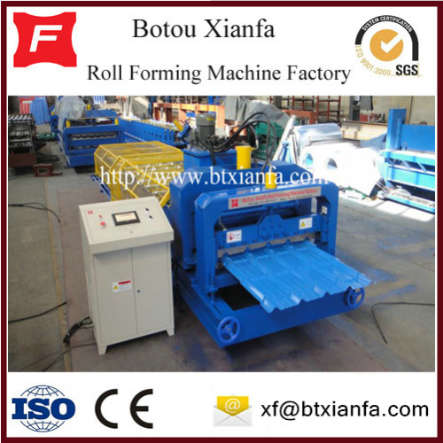 CE Glazed Tile Sheet Roll Forming Roof Machine